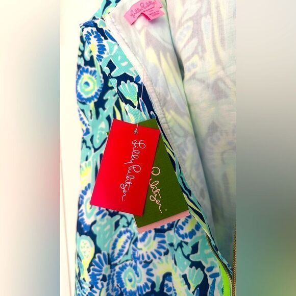 Lilly Pulitzer Mila Shift Dress Indigo Sunset NWT - Picture 8 of 10